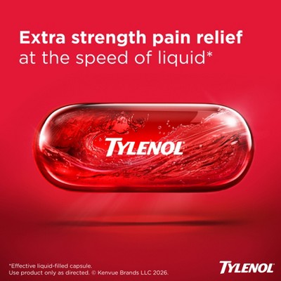 Tylenol Extra Strength Liquid Gels, Pain Reliever & Fever Reducer - Acetaminophen - 40ct