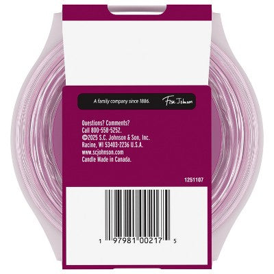 Glade 3 Wick Fall Candle in Glass Jar - Black Cherry & Cranberry - 6.8oz