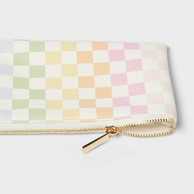 Pencil Pouch Checkered - Spritz