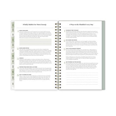 The Everygirl X Day Designer 2024-25 Weekly/Monthly Planner with Notes 8"x5" Wirebound Soft Sage