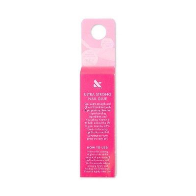 Olive & June Glue Press-On Nail Glue - Ultra Strong - 0.24 fl oz