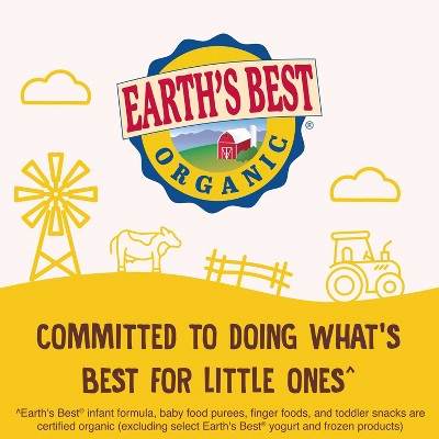 Earth's Best Organic Veggie Cheddar Puffs Baby & Toddler Snacks Sesame Street - 1.55oz