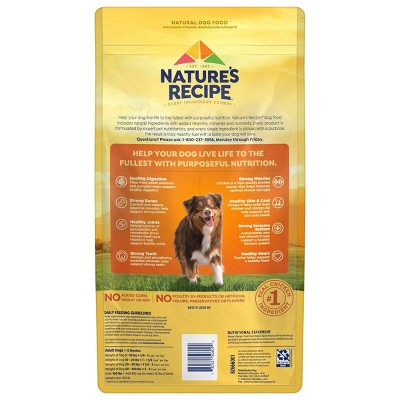 Nature's Recipe Grain Free Chicken, Sweet Potato & Pumpkin Recipe Adult Dry Dog Food - 4lbs
