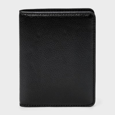 Passport Case - A New Day Black: Solid Holder