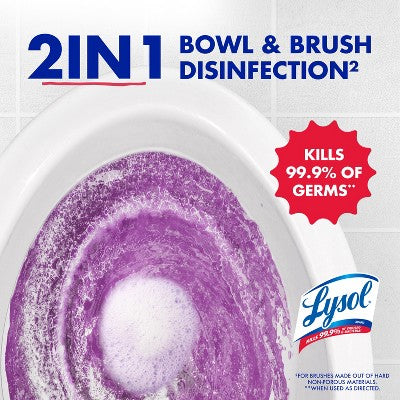Lysol Lavender Liquid Toilet Bowl Cleaner - 48 fl oz/2ct