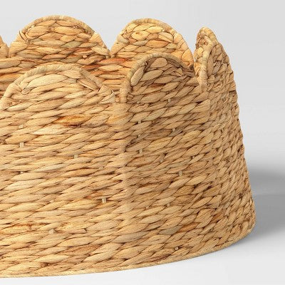 Christmas Water Hyacinth Scalloped Tree Collar - Wondershop (LOCAL PICKUP ONLY)
