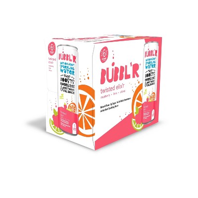 BUBBL'R Twisted Elix'r Antioxidant Sparkling Water - 6pk/12 fl oz Cans