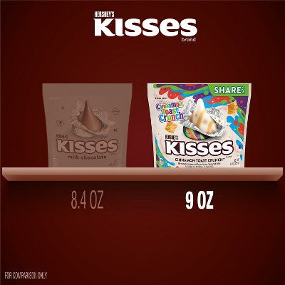 Hershey's Kisses Cinnamon Toast Crunch Candy - 9oz