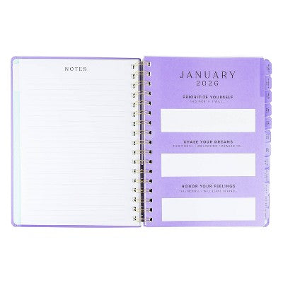 Be Rooted 2026 Yearly Planner 7"x9" All The Things Lavender