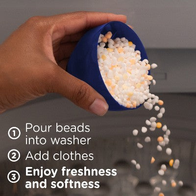 Downy Blends Soft & Fresh In-Wash Scent Booster - Toasted Vanilla Scented Laundry Bead - 5.9oz