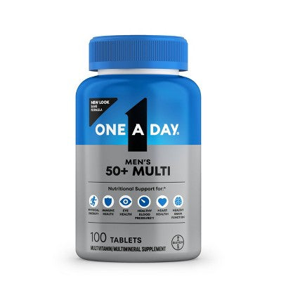 One A Day Multivitamin for Men Over 50 for Immune Health Support - 100ct