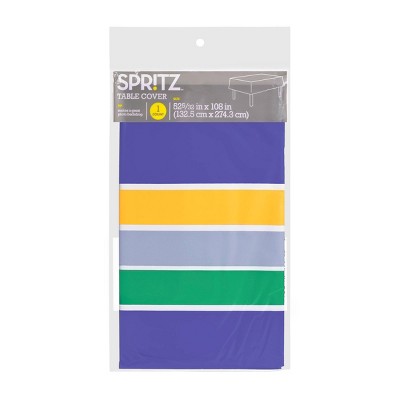 Striped Rectangular Table Cover Rectangular - Spritz