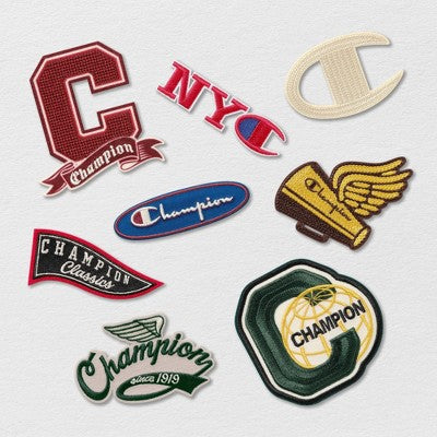 Champion Winged Megaphone Patch - Ruby Red