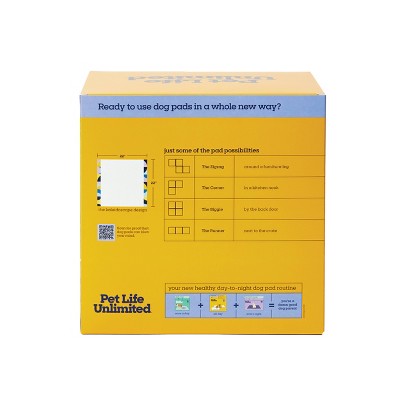 Pet Life Unlimited Create A Size Dog Training Pads - 30ct: Unscented, All Ages, Pet Training Pads