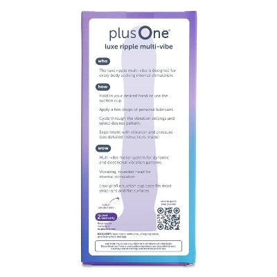 plusOne Luxe Ripple Multivibe Vibrator