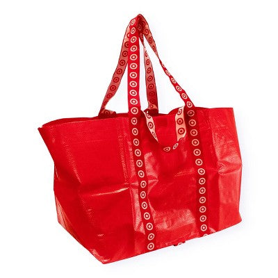 32.5" Reusable Bag XL tote Target Run Bag Red