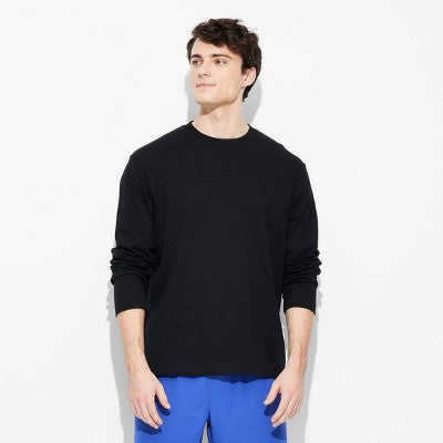 Men's Long Sleeve T-Shirt Original Use Black MEDIUM