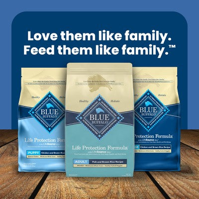 Blue Buffalo Life Protection Formula Natural Adult Dry Dog Food with Fish and Brown Rice - 15lbs (LOCAL PICKUP ONLY)