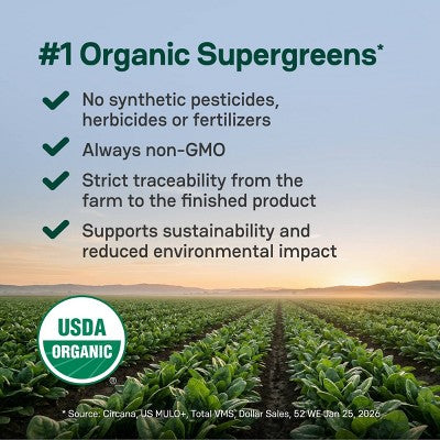 Zena Nutrition Organic Supergreens Powder - Mixed Berry
