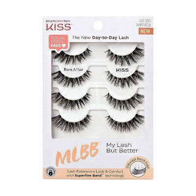 KISS Products False Eyelashes - Bare Affair - 8ct