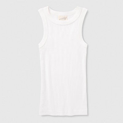 Women's Iconic Crew Tank Top - Universal Thread White L