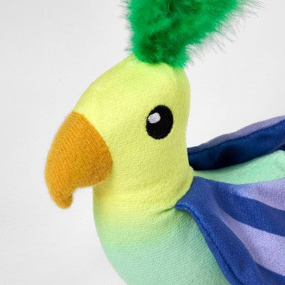 Baby Parrot Chirping Plush Cat Toy - Boots & Barkley