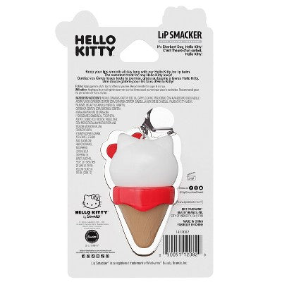 Lip Smacker Hello Kitty Ice Cream Cone Lip Balm - It's Sherbert Day Hello Kitty! - 0.23oz