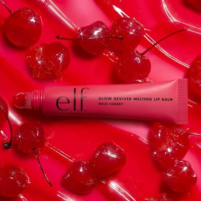 e.l.f. Glow Reviver Melting Lip Balm - Wild Cherry - 0.52oz