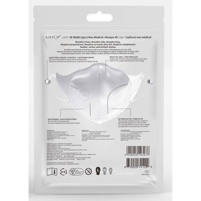 AirPop Light SE KN95 Facemask - White