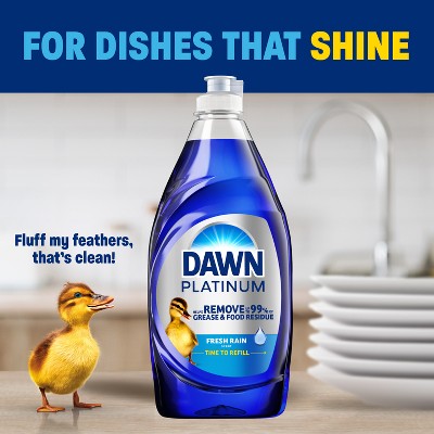 Dawn Platinum Fresh Rain Dish Soap - 26.8 fl oz