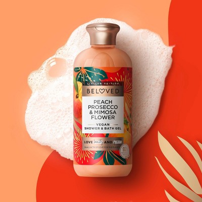 Beloved Peach Prosecco & Mimosa Flower Shower & Bath Gel 11.8oz