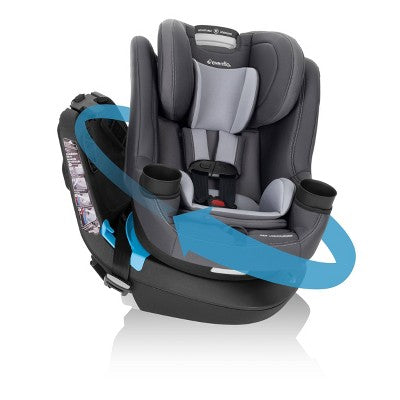 Evenflo REO by Revolve360 Rotating Convertible Car Seat with Quick Clean Cover - Danvers (LOCAL PICKUP ONLY)