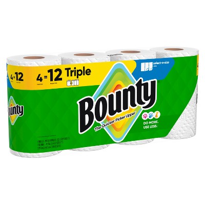 Bounty Select-A-Size Paper Towels - 4 Triple Rolls (LOCAL PICKUP ONLY)