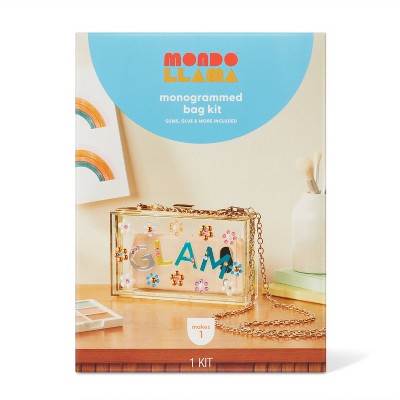 Customizable Acrylic Bag Craft Kit Gift - Mondo Llama