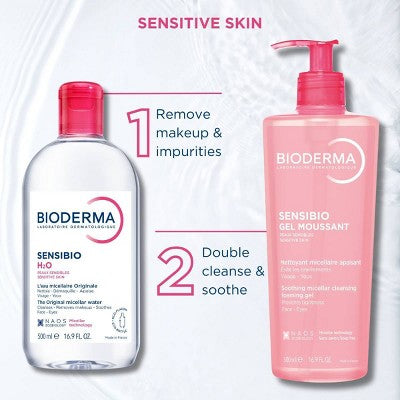 Bioderma Sensibio H2O Micellar Water Makeup Remover - 16.9 fl oz