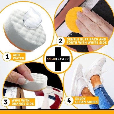 SneakERASERS Just Add Water Shoe Cleaner - 10pk