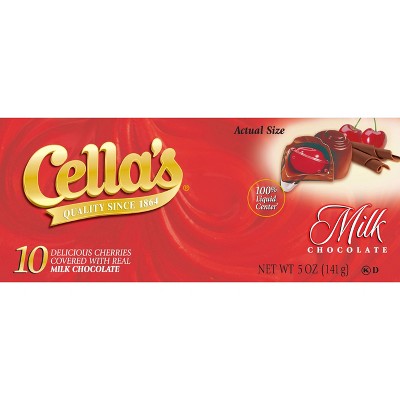 Cella's Christmas Candy Milk Chocolate Cherries - 5oz