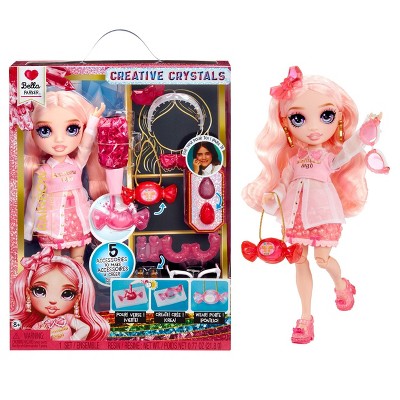 Rainbow High 11" Crystals Bella Pink Fashion Doll with Accessory Make It Kit