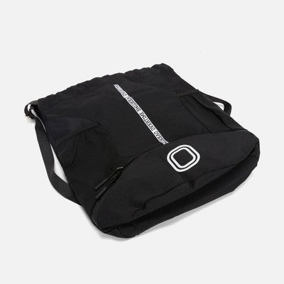Overtime Elite Cinch Sports Drawstring Bag with Shoe Compartment - Stacked O's Outline
