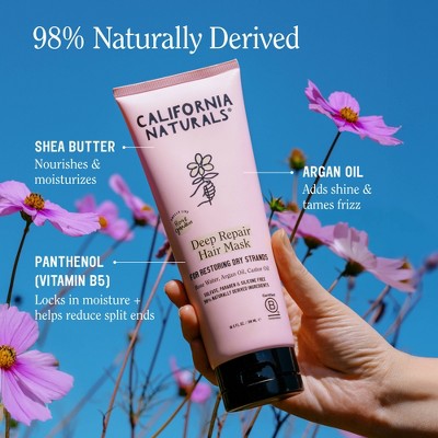 California Naturals Deep Repair Hair Mask - 10.5oz: Moisturizing, Sulfate-Free, Vegan, All Hair Types