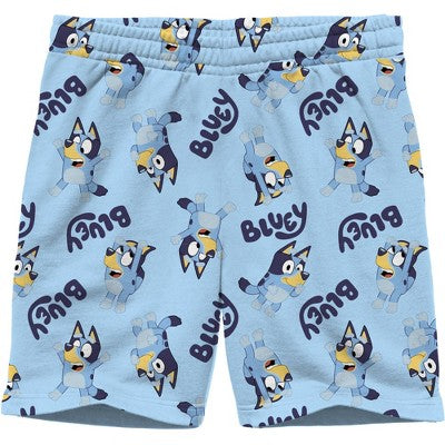 Men's Bluey Pajama Shorts - Blue S