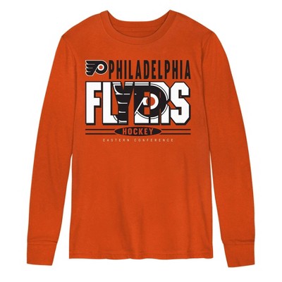 NHL Philadelphia Flyers Boy's Long Sleeve T-Shirt - L