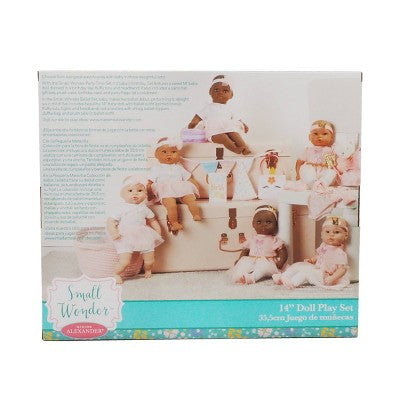 Madame Alexander Small Wonder 14" Party Time Set - Brown Eyes