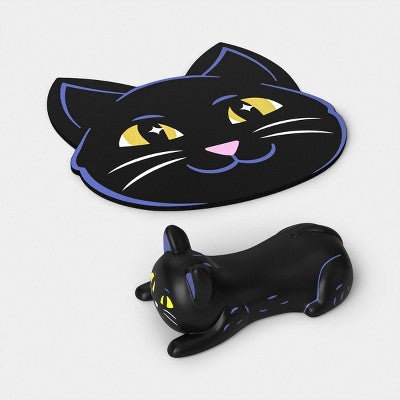 Mouse Pad with Wrist Rest - heyday Cat