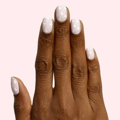 Olive & June Fake Nails - XS Squoval - Lightning Strike - 32ct