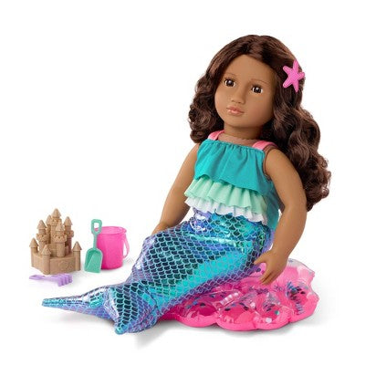Our Generation Mermaid Dreams Swimsuit Outfit and Beach Accessories for 18" Dolls