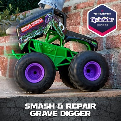 Monster Jam Smash and Bash Grave Digger Remote Control Vehicle 1:15 Scale