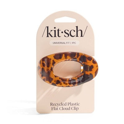 Kitsch-Mass Medium Flat Cloud Hair Claw Clip - Tortoise