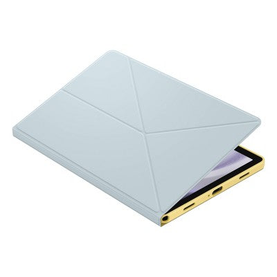 Samsung Galaxy Tab A9+ Book Cover - Blue/Yellow: Solid Epoxy Electronics Case