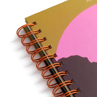 Papier 150pg Guided Notebook 9.84"x7.48" Travel Journal The Sunset